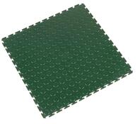 PVC-Fliesen, Befahrbar, LxB 500x500 mm, Stärke 7 mm, grün, VE 8 Stück