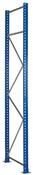 Rahmen für Palettenregal, S625-A18, Stützenbreite 100 mm, Rahmenhöhe 5500 mm, Rahmentiefe 1100 mm, blau/verzinkt