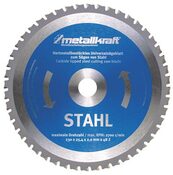 METALLKRAFT Sägeblatt für Stahl 230 x 2,0 x 25,4 mm Z48