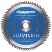 METALLKRAFT Sägeblatt für Aluminium 230 x 2,4 x 25,4 mm