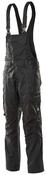 Latzhose Accelerate mit Knietaschen, Farbe schwarz, Gr. 82C46