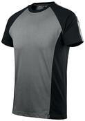 T-Shirt Potsdam, Farbe anthrazit/schwarz, Gr. 2XL
