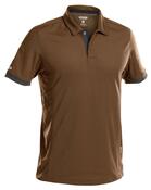 Polo-Shirt Traxion, Farbe lehmbraun/anthrazitgrau, Gr. 3XL