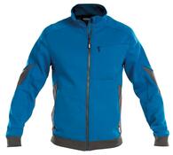 Sweatshirt Velox, Farbe azurblau/anthrazitgrau, Gr. S