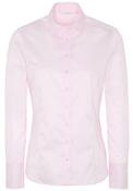 Damen Langarmbluse Cover Shirt Twill, Farbe rose, Gr. 34