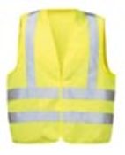 Warnweste EGON, aus Polyester,Farbe gelb, mit Schulterreflexband