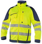 Warnschutz-Jacke Orlando, Farbe neongelb/dunkelblau, Gr. XL