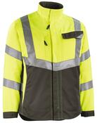 Warnschutz-Jacke Oxford, Farbe HiVis gelb/dunkelanthrazit, Gr. S