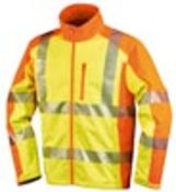Warnschutz-Softshelljacke YO-HiViz, Farbe gelb/orange, Gr.M