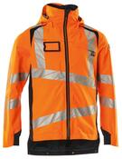Warn.-Hard-Shell-Jacke Accelerate Safe, Farbe HiVis orange/schwarzblau, Gr. XL