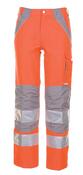 Warnschutz-Bundhose Plaline, Farbe orange/zink, Gr. 64