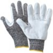 Schnittschutz-Handschuhe Mastertop, Farbe weiß/grau meliert,Gr.10
