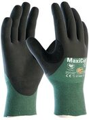 Schnittschutz-Handschuhe MaxiCut Oil 44-305, grün/schwarz, Gr. 10