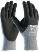 Schnittschutz-Handschuhe MaxiCut Oil 44-505, Farbe schwarz/blau, Gr. 7