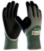 Schnittschutz-Handschuhe MaxiCut Oil grün/schwarz Gr.9