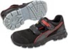 Sicherheits-Sandale Aviat Low,S1P, Farbe schwarz/rot, Gr.44