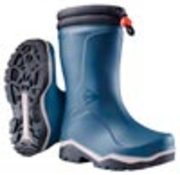 Dunlop Kids Blizzard PVC-Stiefel, Farbe blau/schwarz/grau, Gr.28
