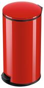 Tretabfallsammler, Volumen 44 l, Durchm.xH 350x700 mm, Deckel mit Soft-Close, rot