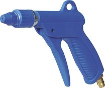 Kunststoff-Blaspistole blau DN 7,2 mit Luftspardüse regulierbar