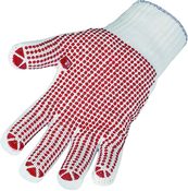 Handschuhe, Größe 10, rot, Baumwolle innen, Polyamid außen,EN 388, Kat.II