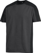 T-Shirt MARC, Größe M, royal/schwarz, 100  Ringspinn-Baumwolle