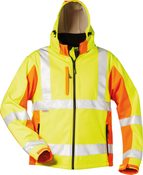 Warnschutz-Softshelljacke Adam, Größe XL, gelb/orange, 100Polyester