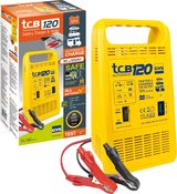 Batterieladegerät, TCB 120, Netzspannung 230 V, Ladespannung12V, Ladestrom 3,5-7 A, max.Leistung 150 W, Kapazität 30-1
