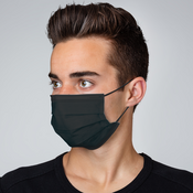 Mund-Nasen-Schutz, BFE ≥98 % EN 14683 Typ II, schwarz