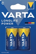 Batterie Longlife Power 1,5 V C-AM2-Baby 7800 mAh LR14 4914 2 Stück / Blister VARTA