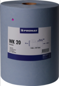 Promat, Putztuch WK 20 L380xB360ca. mm blau 2-lagig, volumengeprägt 500 Tücher / Rolle