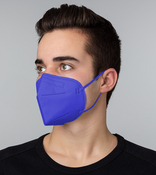 Atemschutzmaske FFP2, NR ohne Ventil, 5-lagig, blau (Faltmaske)